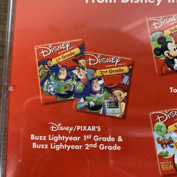 VTG Disney Pixar Buzz Lightyear 2nd Grade CD Rom For Windows/ Mac - Picture 4 of 10